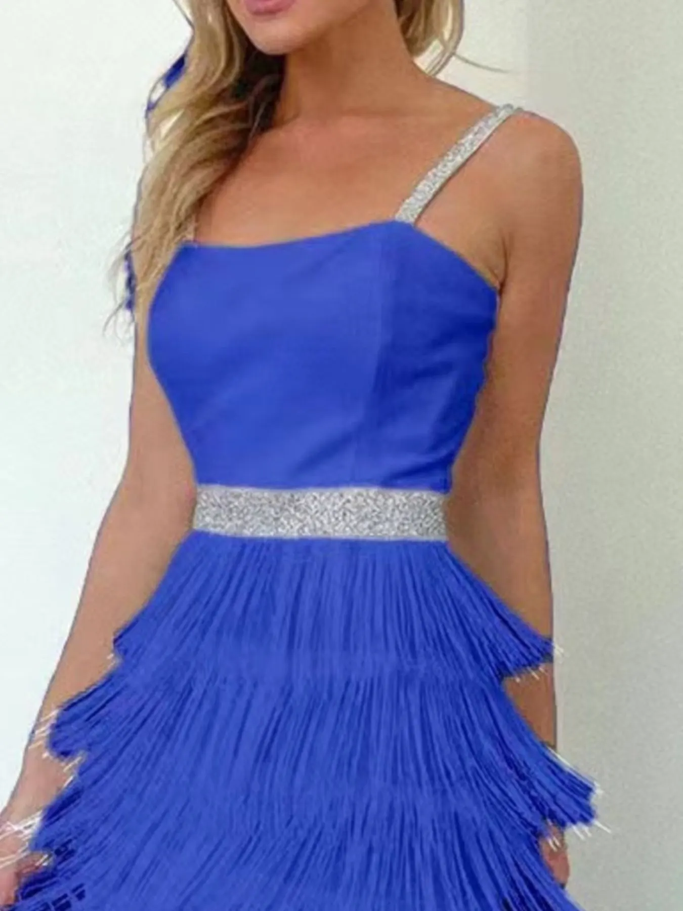 Fringe Trim Cami Mini Dress 5