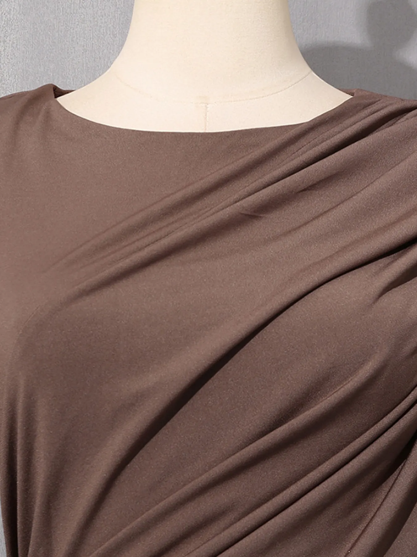 Ruched Long-Sleeve Maxi Dress with Cutout Detail 5