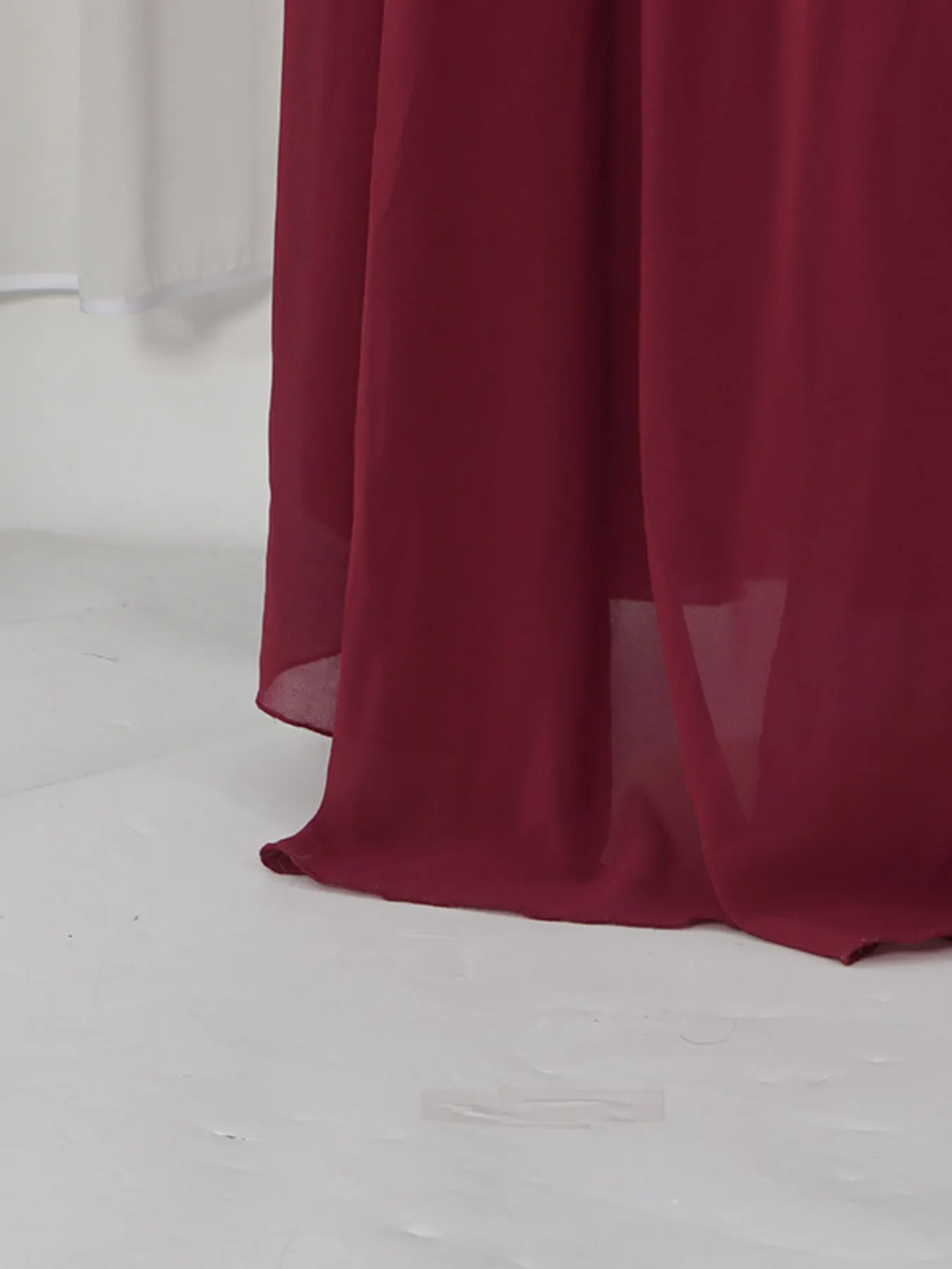 Ruched Halter Neck Cape Maxi Dress 13